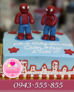 Bánh kem nặn hình siêu nhân 3D