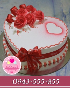 trái tim đỏ tặng bạn gái ngày valentine