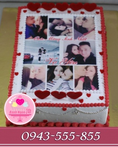 bánh in ảnh mừng sinh nhật vk iu