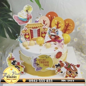 Bánh kem chủ đề trung thu