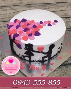 Bánh kem tặng người yêu