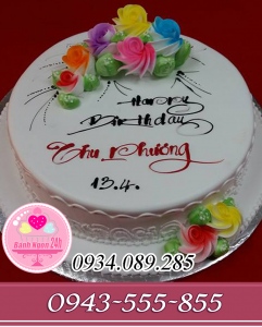 Bánh kem tặng Thu Phương 13 tháng 4