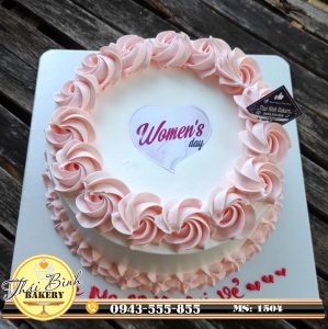 Bánh kem hoa đơn giản ngày 20_10