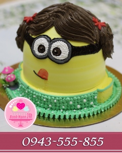 Bánh 3D milion tặng bé gái đáng yêu