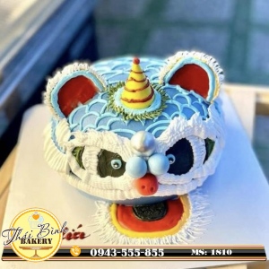 Bánh kem dựng hình dầu lân xanh