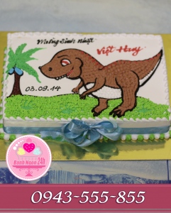 Bánh vẽ khủng long bạo chúa