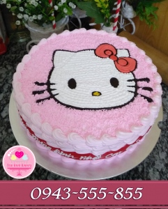 Bánh sinh nhật hello kitty tông hồng tặng con gái yêu
